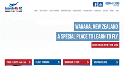 Desktop Screenshot of learntoflynz.com